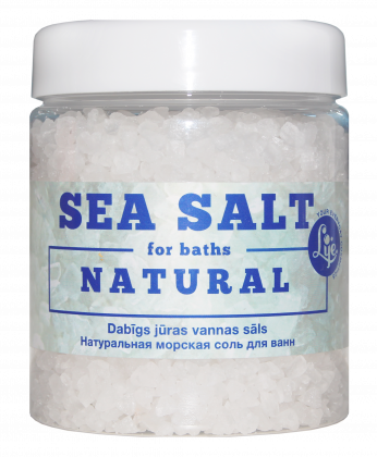 Natural sea salt for baths