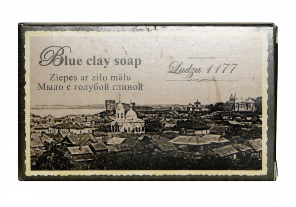 Blue clay soap
