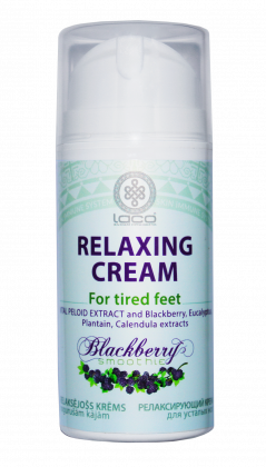 Relaxing cream for tired feet