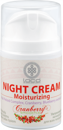 Moisturizing night cream
