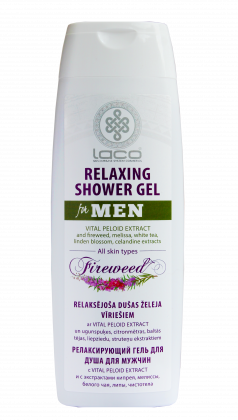 Relaxing shower gel for men